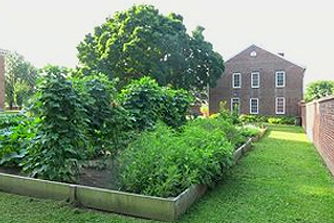 grounds and gardens Managed by historical horticulturist Charles Thomforde with the assistance of Rutgers Mercer County Master Gardeners the Trent House garden and orchard grow examples of vegetables herbs and apples that Trent’s plantation probably contained