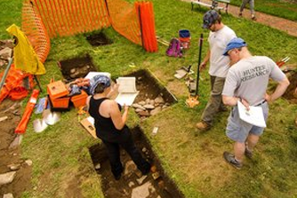 Archaeological Investigations Since 1995 Hunter Research has been conducting archaeological investigations on the Trent House property New excavations are being conducted in 2019-2020